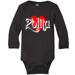 Zolita Queen Of Hearts Baby Long Sleeve Bodysuit