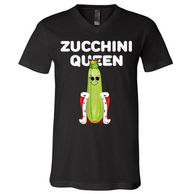 Zucchini Queen Zucchini V-Neck T-Shirt