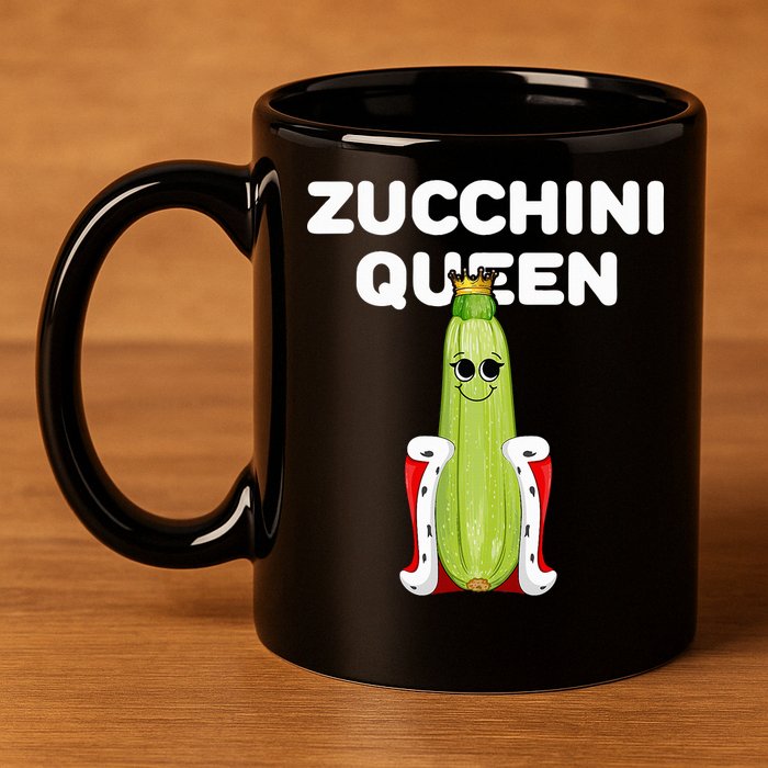 Zucchini Queen Zucchini 11oz C Handle Ceramic Mug