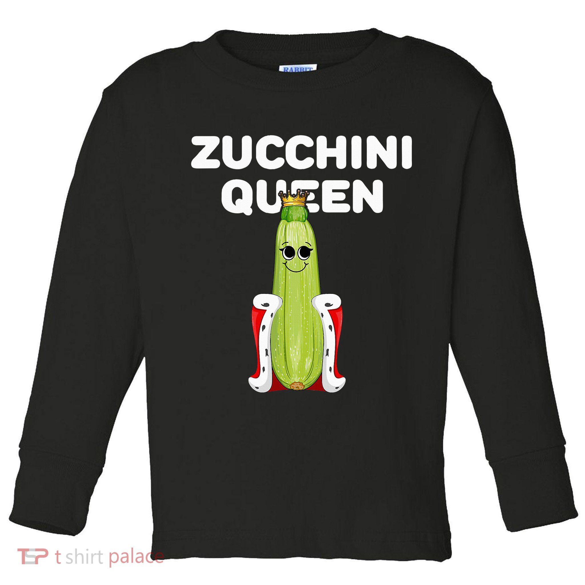 Zucchini Queen Zucchini Toddler Long Sleeve Shirt