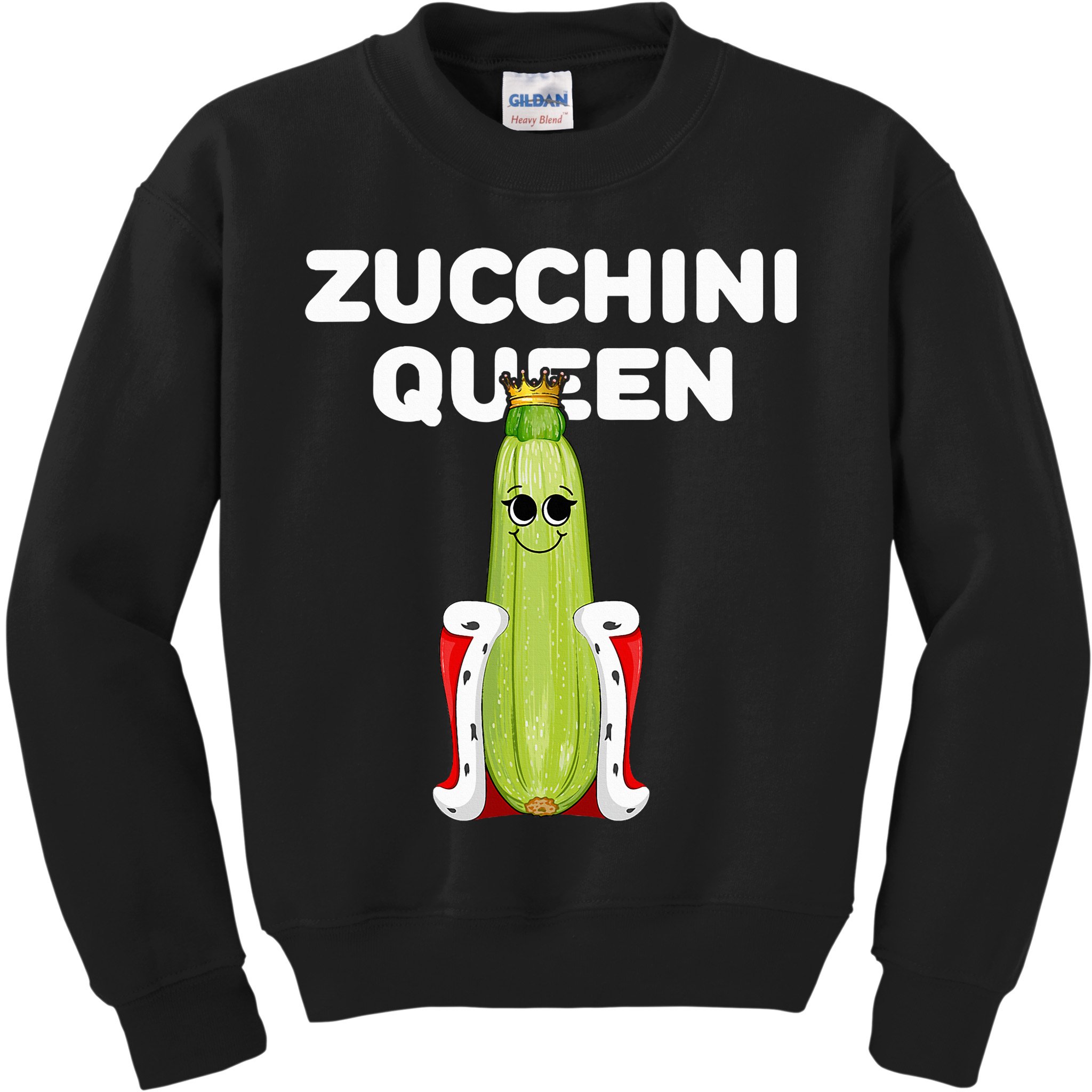 Zucchini Queen Zucchini Kids Sweatshirt