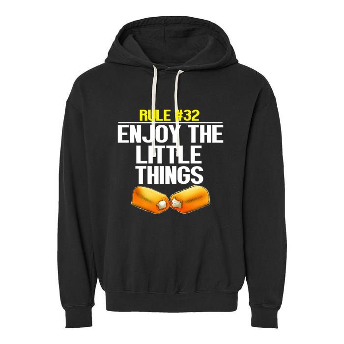 Zombieland Rule 32 Enjoy The Little Things Garment-Dyed Fleece Hoodie