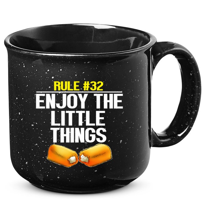 Zombieland Rule 32 Enjoy The Little Things 15oz Campfire Ceramic Mug
