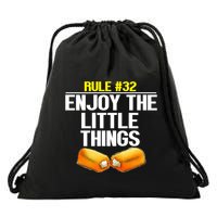 Zombieland Rule 32 Enjoy The Little Things Drawstring Bag