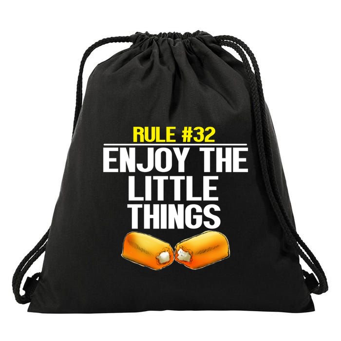 Zombieland Rule 32 Enjoy The Little Things Drawstring Bag