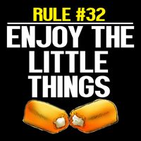 Zombieland Rule 32 Enjoy The Little Things Drawstring Bag