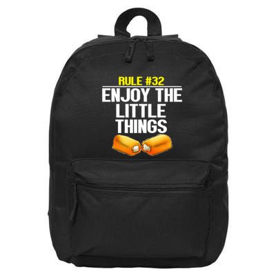 Zombieland Rule 32 Enjoy The Little Things 16 in Basic Backpack