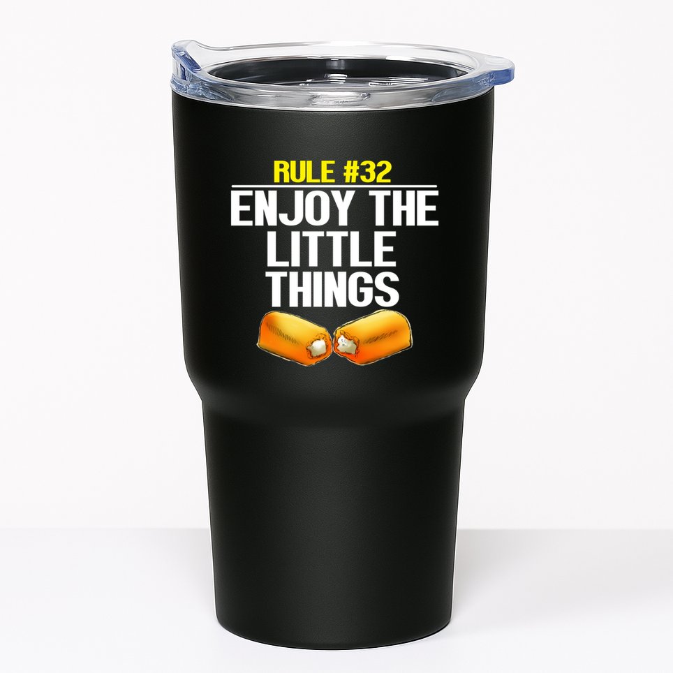 Zombieland Rule 32 Enjoy The Little Things Tumbler