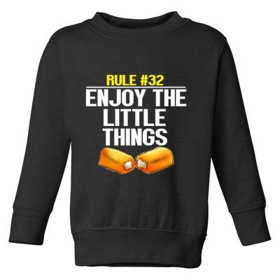 Zombieland Rule 32 Enjoy The Little Things Toddler Sweatshirt