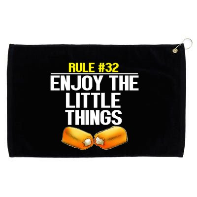Zombieland Rule 32 Enjoy The Little Things Grommeted Golf Towel