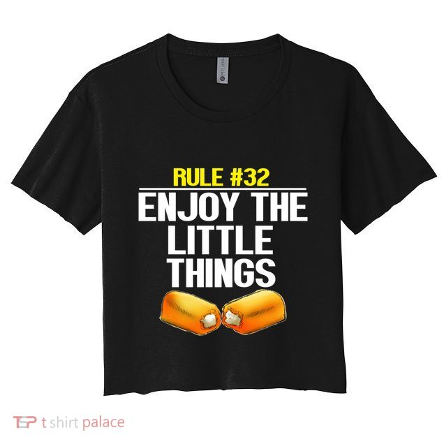 Zombieland Rule 32 Enjoy The Little Things Crop Top