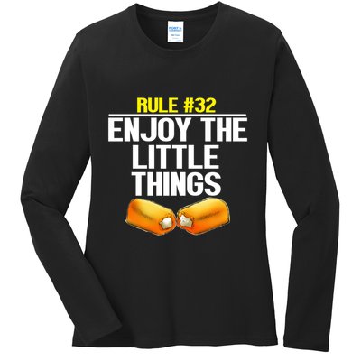 Zombieland Rule 32 Enjoy The Little Things Ladies Long Sleeve Shirt