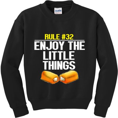 Zombieland Rule 32 Enjoy The Little Things Kids Sweatshirt