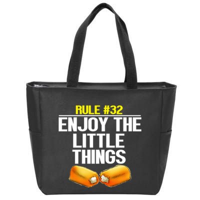 Zombieland Rule 32 Enjoy The Little Things Zip Tote Bag