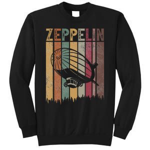 Zeppelin Retro 70s 80s Dirigible Airship Zepelin Zepplin Sweatshirt