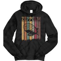 Zeppelin Retro 70s 80s Dirigible Airship Zepelin Zepplin Tie Dye Hoodie