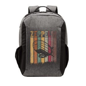 Zeppelin Retro 70s 80s Dirigible Airship Zepelin Zepplin Vector Backpack