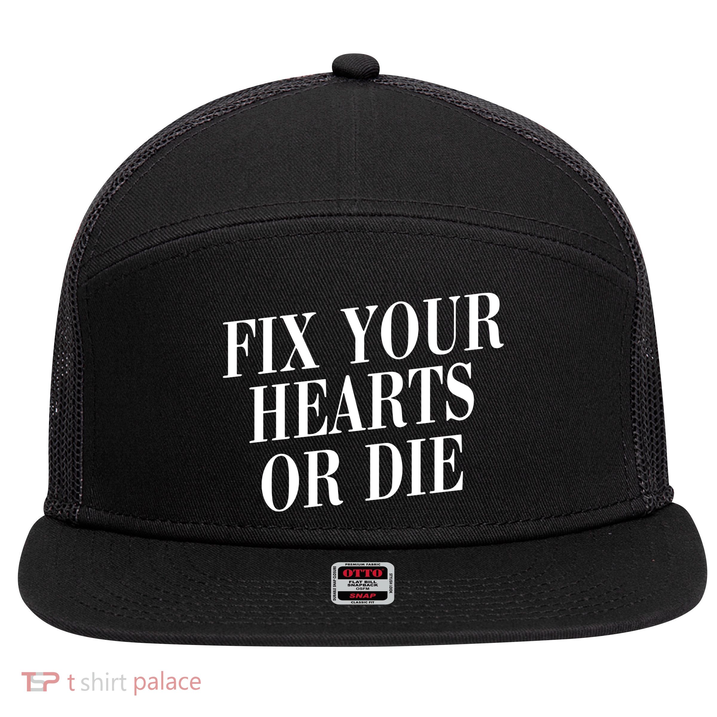 Zoe Rose Bryant Fix Your Hearts Or Die 7 Panel Mesh Trucker Snapback Hat