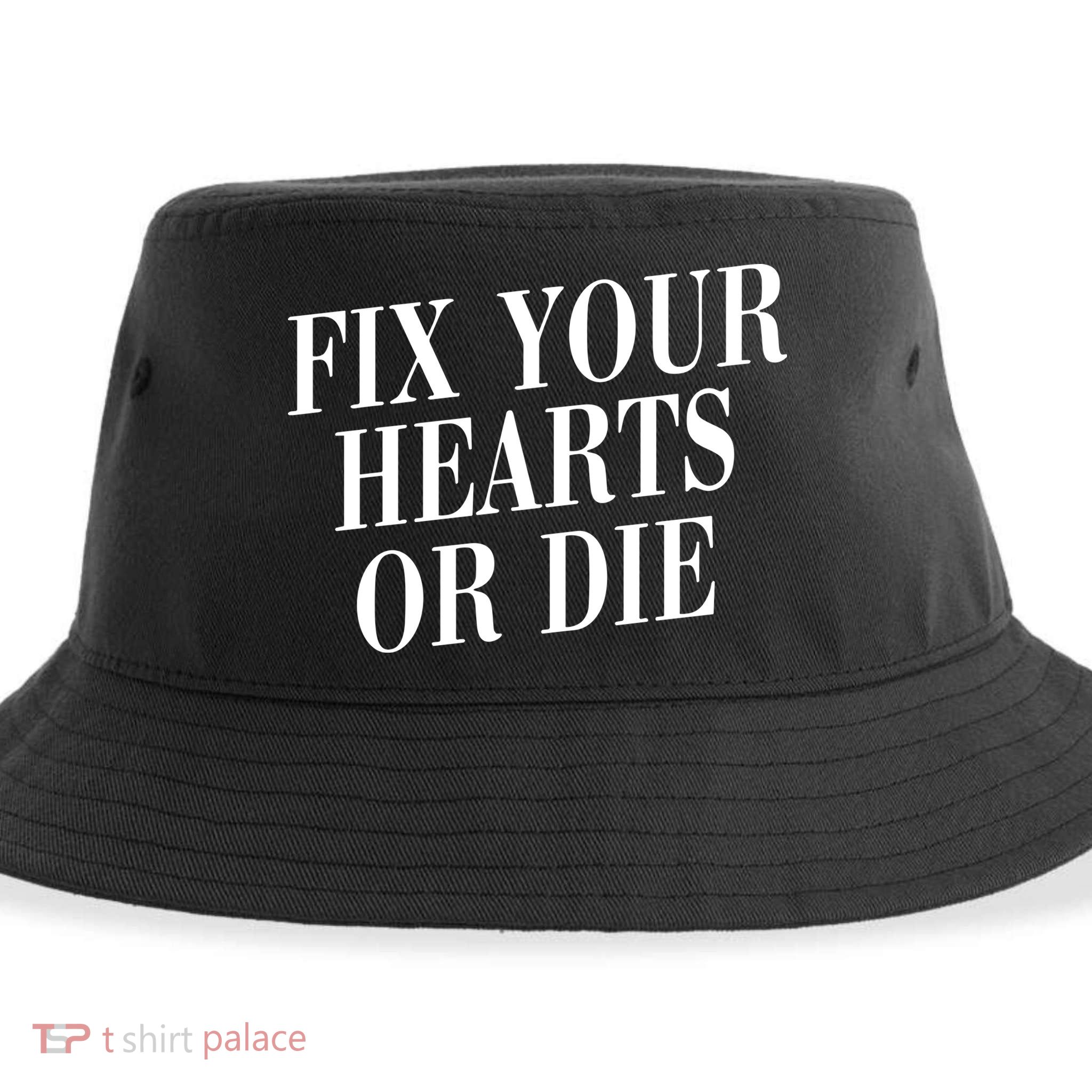 Zoe Rose Bryant Fix Your Hearts Or Die Sustainable Bucket Hat