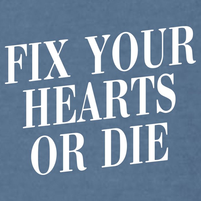 Zoe Rose Bryant Fix Your Hearts Or Die Garment-Dyed Sweatshirt