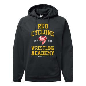 Zangief Red Cyclone Wrestling Academy Design Performance Fleece Hoodie