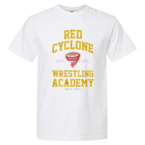 Zangief Red Cyclone Wrestling Academy Design Garment-Dyed Heavyweight T-Shirt