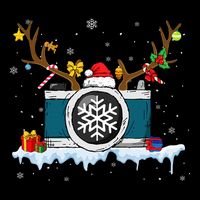 Z1gb Reindeer Camera Christmas Merry Xmas Photographer Noel 16 in Basic Backpack