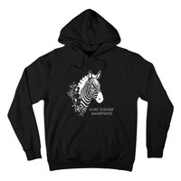 Zebra Rare Disease Awareness Rare Disease Hoodie