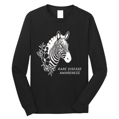 Zebra Rare Disease Awareness Rare Disease Long Sleeve Shirt