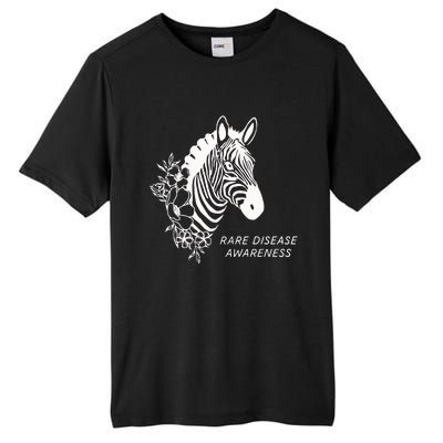 Zebra Rare Disease Awareness Rare Disease Tall Fusion ChromaSoft Performance T-Shirt