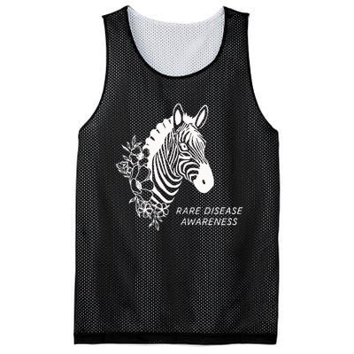 Zebra Rare Disease Awareness Rare Disease Mesh Reversible Basketball Jersey Tank