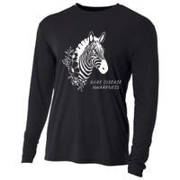 Zebra Rare Disease Awareness Rare Disease Cooling Performance Long Sleeve Crew