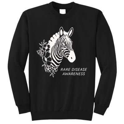 Zebra Rare Disease Awareness Rare Disease Tall Sweatshirt