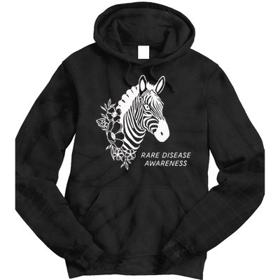 Zebra Rare Disease Awareness Rare Disease Tie Dye Hoodie