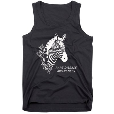 Zebra Rare Disease Awareness Rare Disease Tank Top