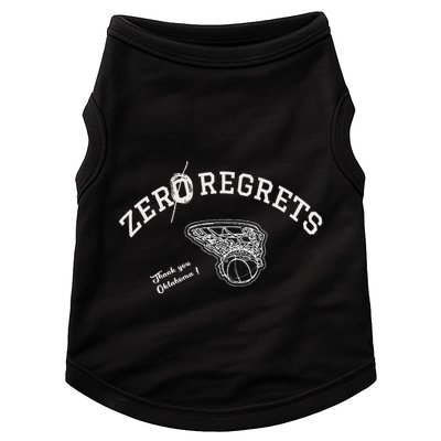 Zero Regrets Thank You Oklahoma Doggie Tank