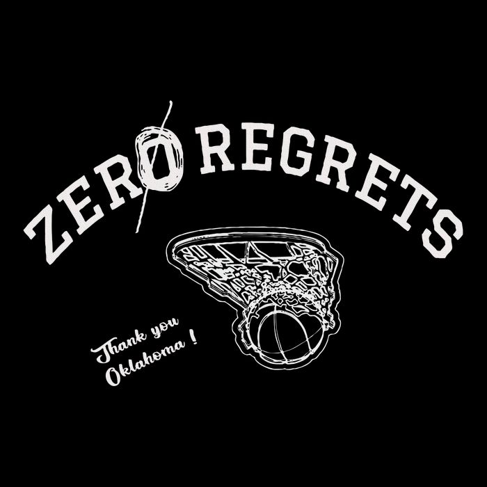 Zero Regrets Thank You Oklahoma Drawstring Bag
