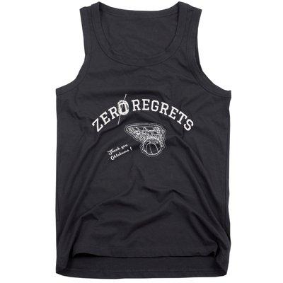 Zero Regrets Thank You Oklahoma Tank Top