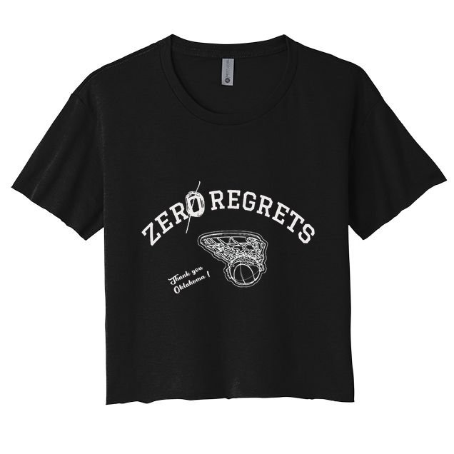 Zero Regrets Thank You Oklahoma Crop Top
