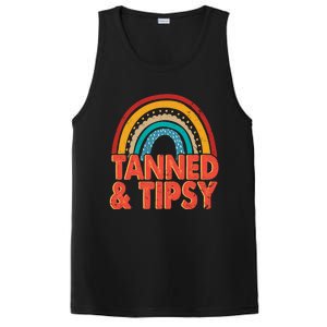 Zgbb Rainbow Tanned And Tipsy Ing Summer Beach Lover Great Gift PosiCharge Competitor Tank