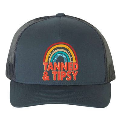 Zgbb Rainbow Tanned And Tipsy Ing Summer Beach Lover Great Gift Yupoong Adult 5-Panel Trucker Hat