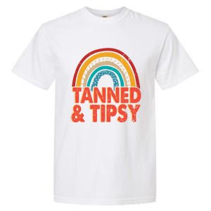 Zgbb Rainbow Tanned And Tipsy Ing Summer Beach Lover Great Gift Garment-Dyed Heavyweight T-Shirt