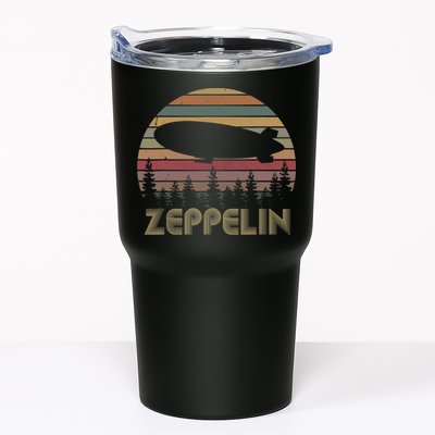 Zeppelin Retro Vintage Sunset 70s 80s Distressed Dirigible Tumbler