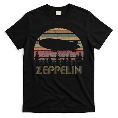 Zeppelin Retro Vintage Sunset 70s 80s Distressed T-Shirt
