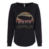 Zeppelin Retro Vintage Sunset 70s 80s Womens California Wash Sweatshirt