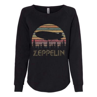 Zeppelin Retro Vintage Sunset 70s 80s Womens California Wash Sweatshirt