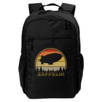 Zeppelin Retro Vintage Sunset 70s 80s Distressed Dirigible Backpack