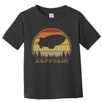 Zeppelin Retro Vintage Sunset 70s 80s Distressed Dirigible Toddler T-Shirt