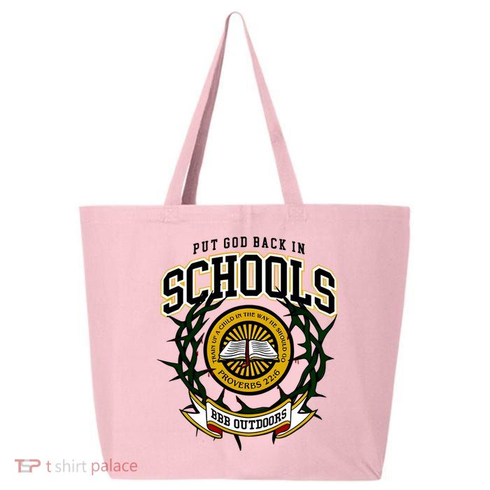 Zach Rushing Wearing Put God Back In Schools 25L Jumbo Tote