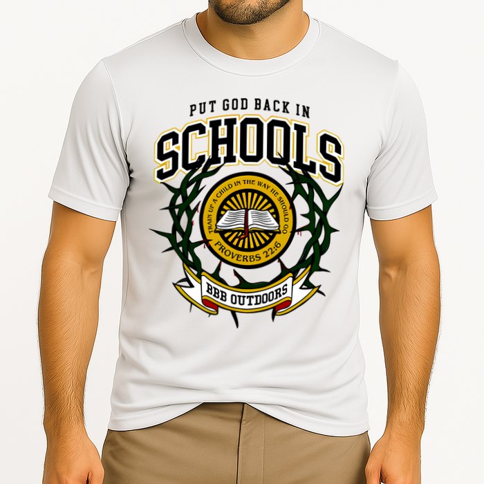 Zach Rushing Wearing Put God Back In Schools Performance Shirt